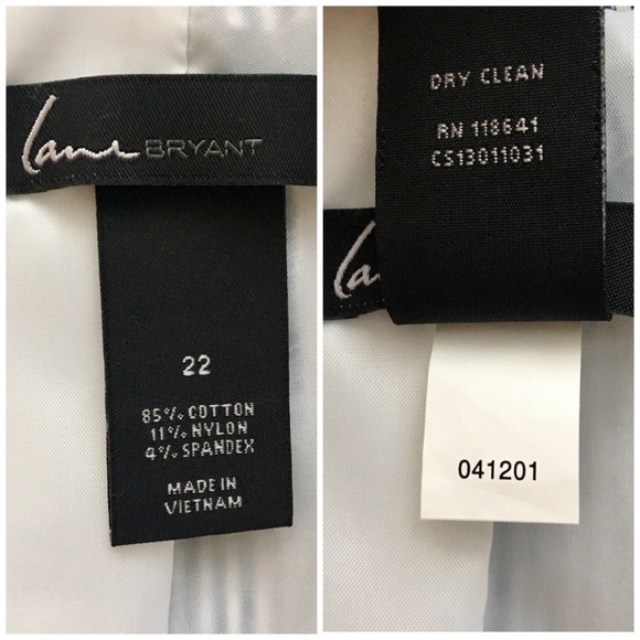 LANE BRYANT | Navy White Stripe Nautical Blazer 22 - Picture 4 of 6